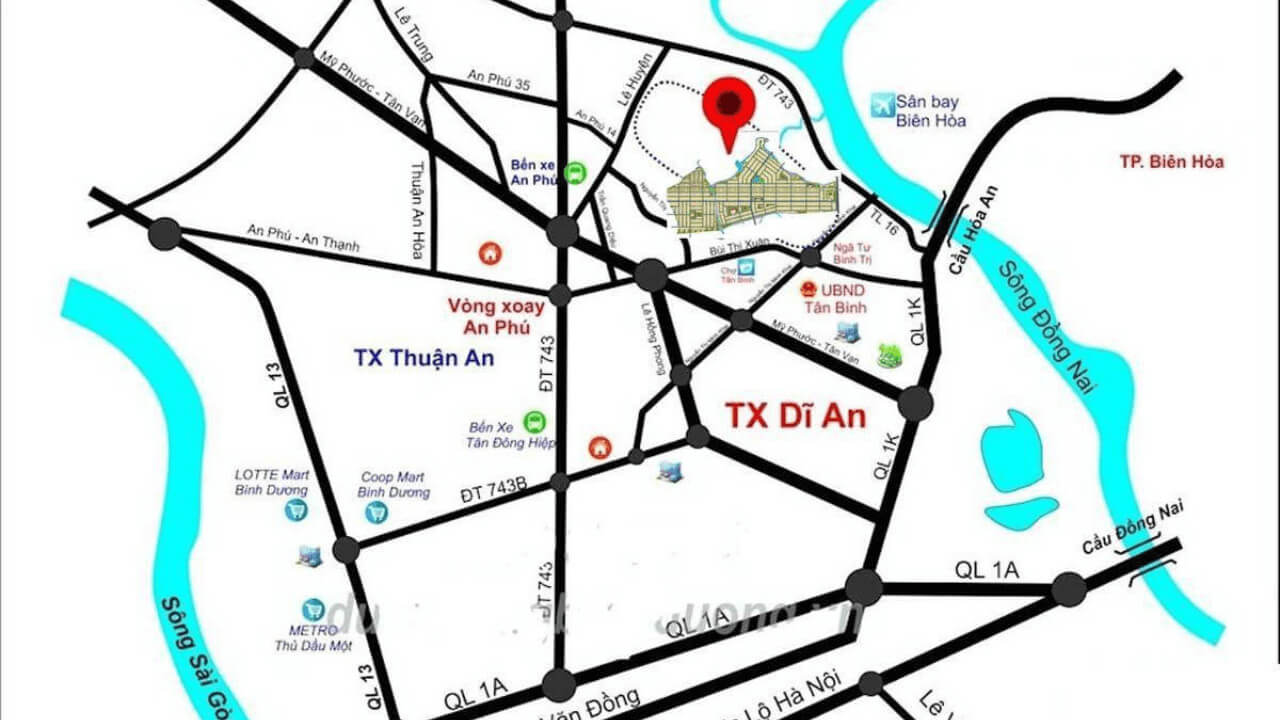 Tiến độ dự an Đông Bình Dương
